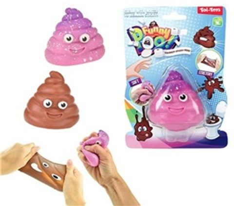 Funny Poo - Drol amusante collante et extensible - 3 ass.